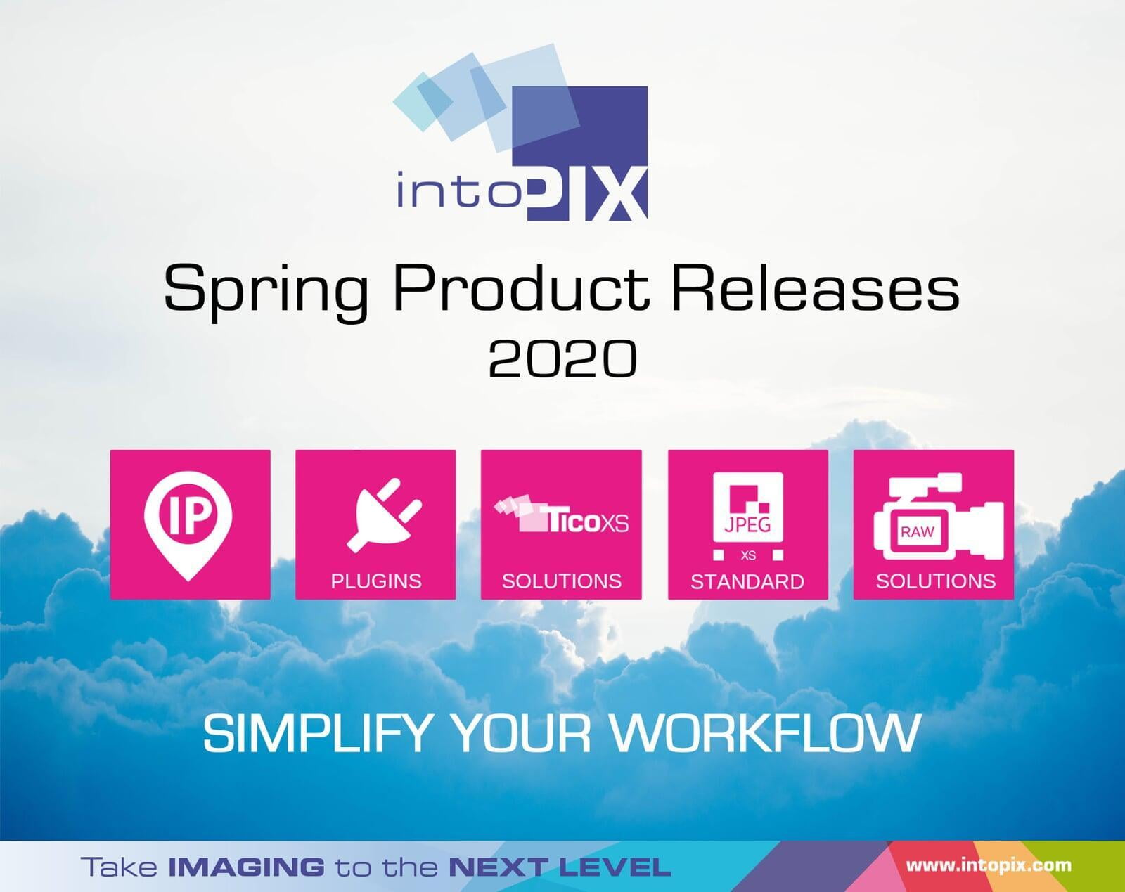 intoPIX Spring Product Releases 2020